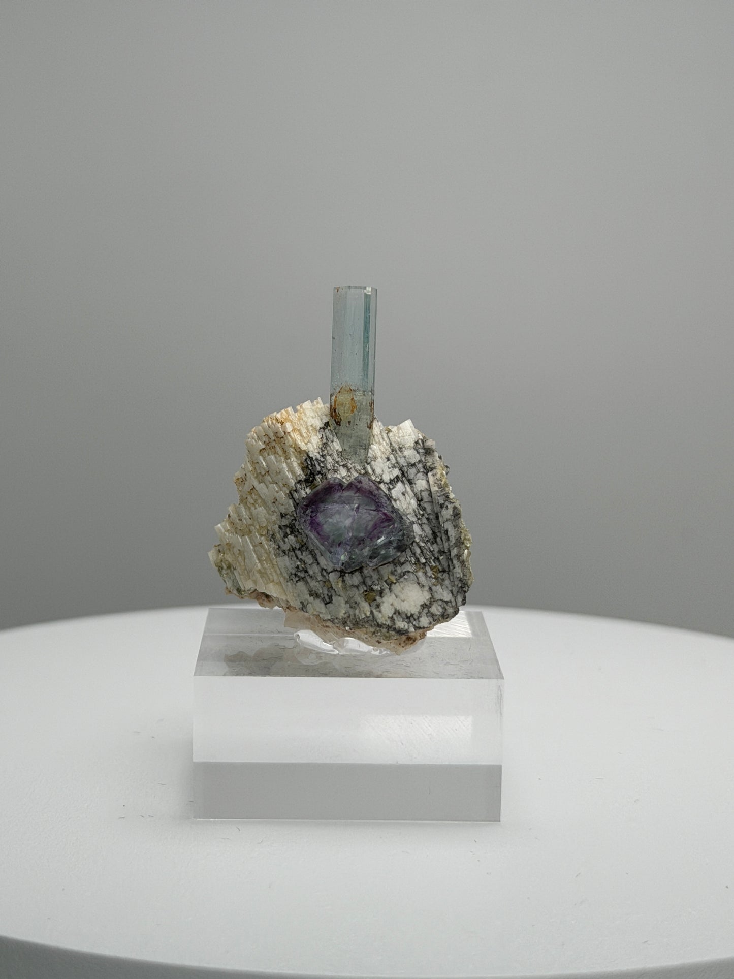 【名産地エロンゴ】アクアマリン&フローライト Erongo Mountains, Namibia