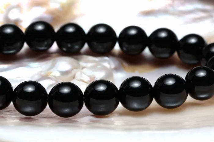 【AAAランク】モリオン(黒水晶)ブレスレット【10mm玉】