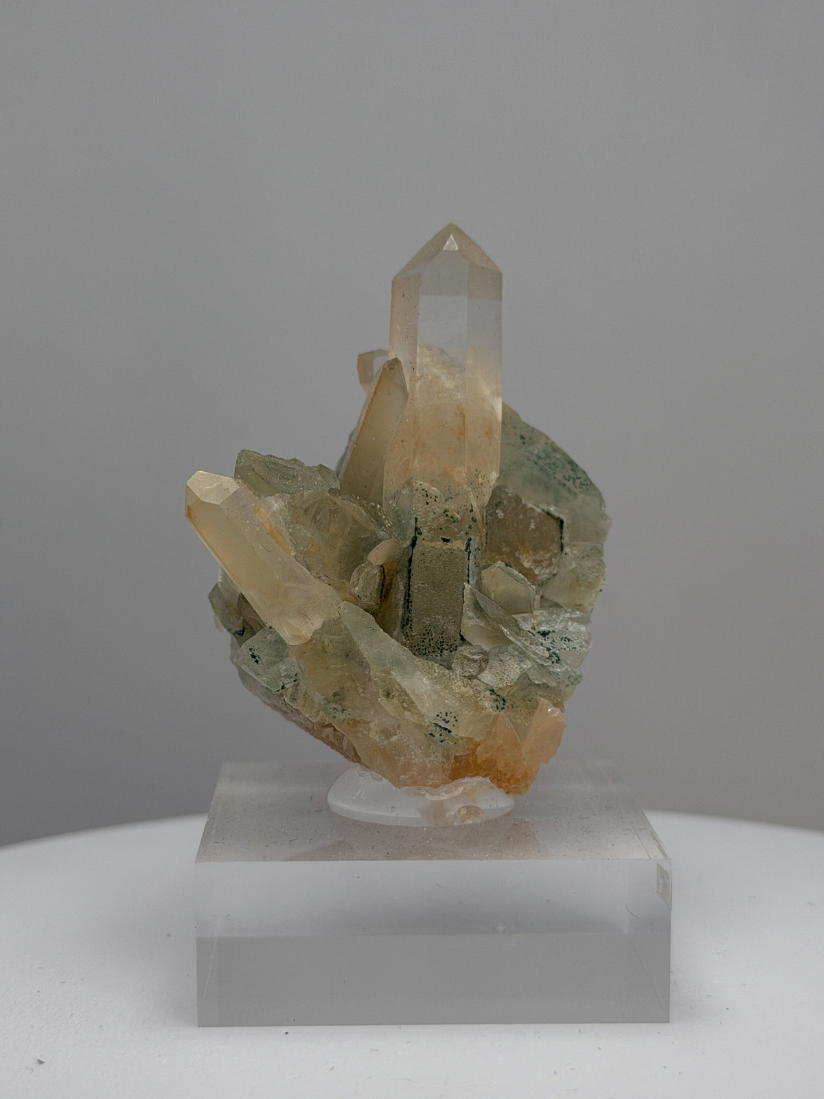 【SALE】水晶andフックサイト　マダガスカル産　sa010