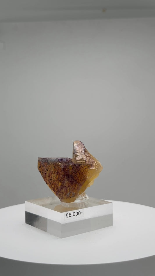 【イリノイ銘柄】Cave-In-Rock産 フローライト＆キャルコパイライト