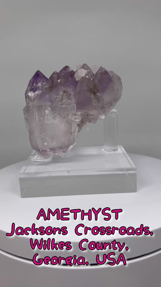 ジャクソンズクロスロード（Jacksons Crossroads）産のアメジストクラスター